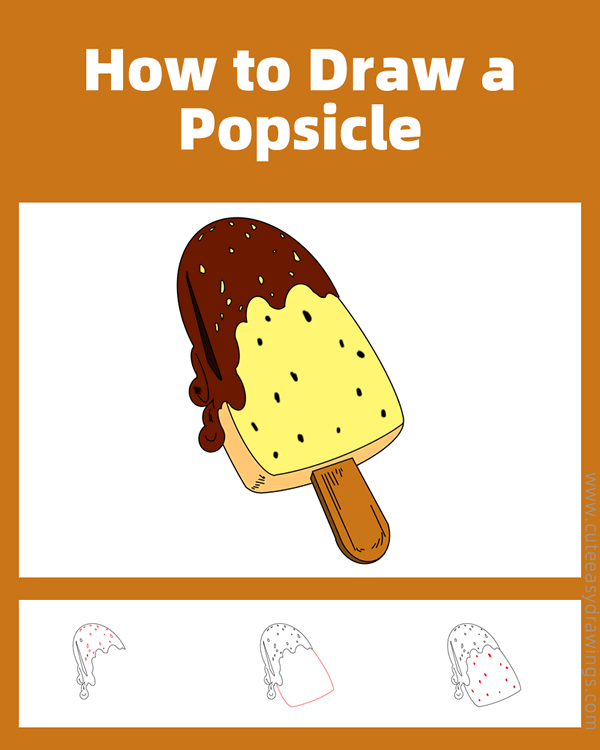 how to draw a popsicle - www.cuteeasydrawings.com