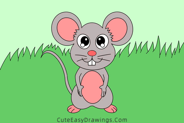 How to Draw Pretty Mouse, Kawaii