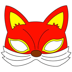 How to Draw a Fox Mask Step by Step