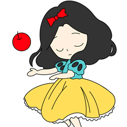 How to Draw Snow White Step by Step