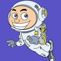 How to Draw an Astronaut Step by Step