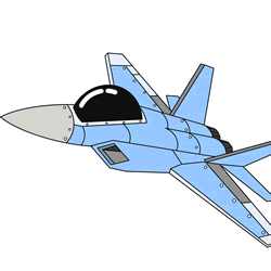 How to Draw a Fighter Jet Step by Step