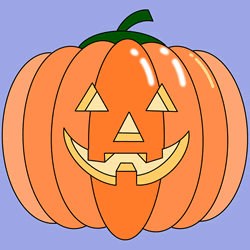 How to Draw a Jack-O-Lantern Step by Step