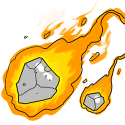 How to Draw a Meteor Step by Step