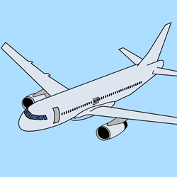 How to Draw an Airplane Step by Step
