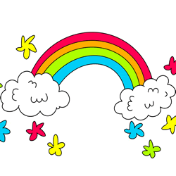 How to Draw a Rainbow Step by Step