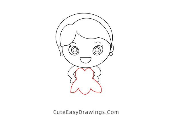 how to draw a fairy - www.cuteeasydrawings.com