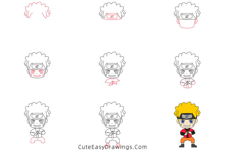 how to draw naruto uzumaki - www.cuteeasydrawings.com
