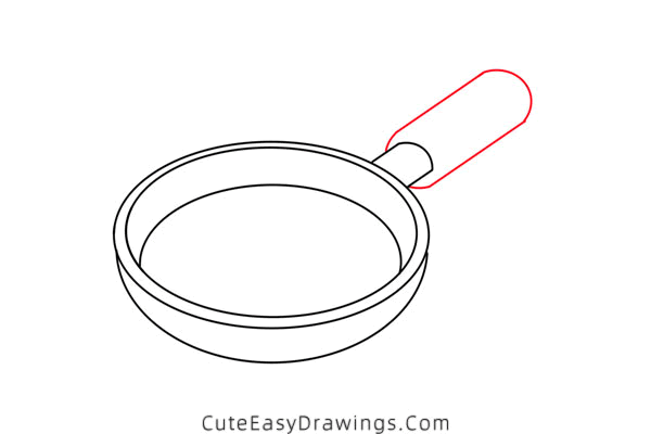 how to draw a pan - www.cuteeasydrawings.com