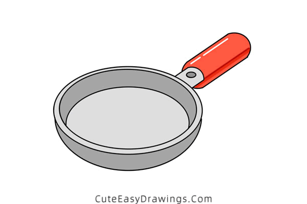how to draw a pan - www.cuteeasydrawings.com