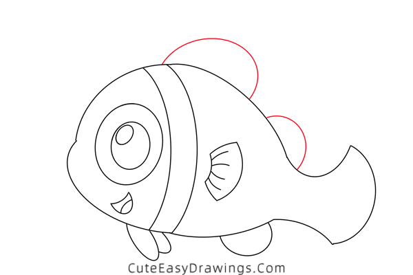 how to draw nemo - www.cuteeasydrawings.com
