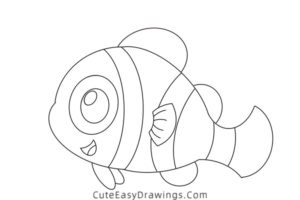 how to draw nemo - www.cuteeasydrawings.com