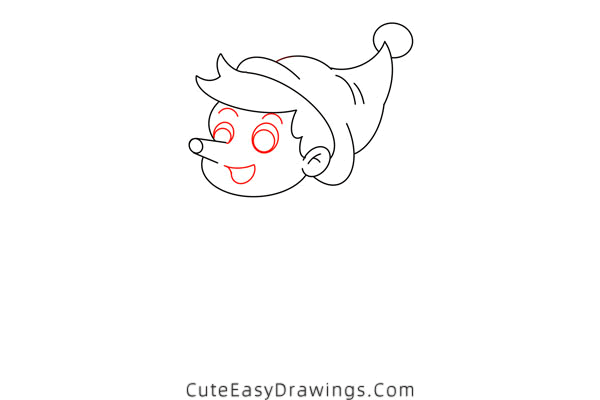 how to draw pinocchio - www.cuteeasydrawings.com