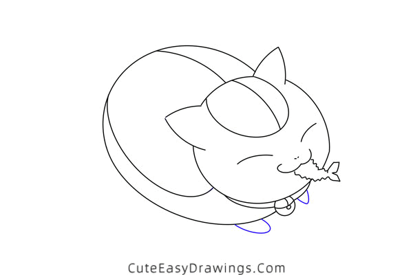 how to draw madara from natsume yuujinchou - www.cuteeasydrawings.com