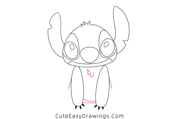 how to draw stitch easy - www.cuteeasydrawings.com
