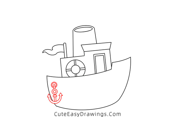 how to draw a ship - www.cuteeasydrawings.com