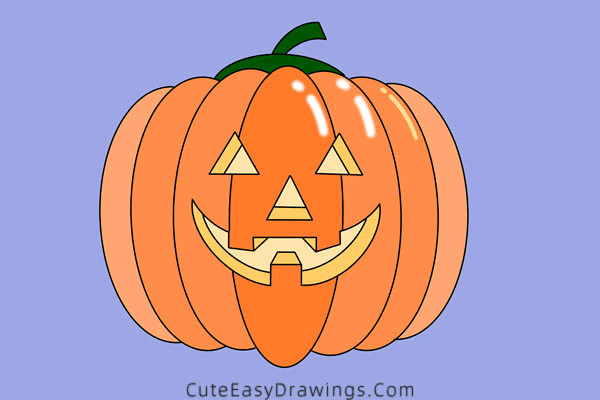 Colored Pencil Pumpkin Artwork - THAT ART TEACHER