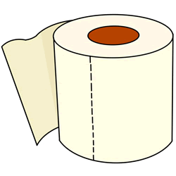 How to Draw a Toilet Paper Step by Step