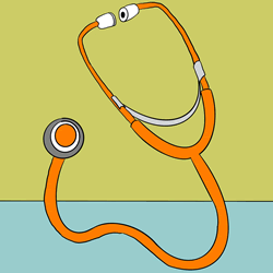 How to Draw a Stethoscope Step by Step