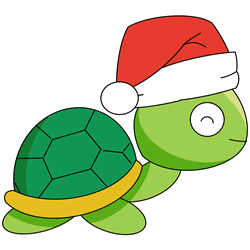 How to Draw a Christmas Turtle Step by Step