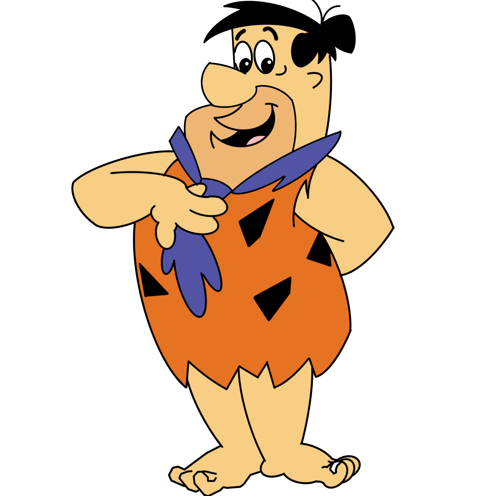 How to Draw Fred Flintstone Step by Step