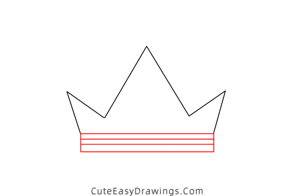 how to draw a crown - www.cuteeasydrawings.com