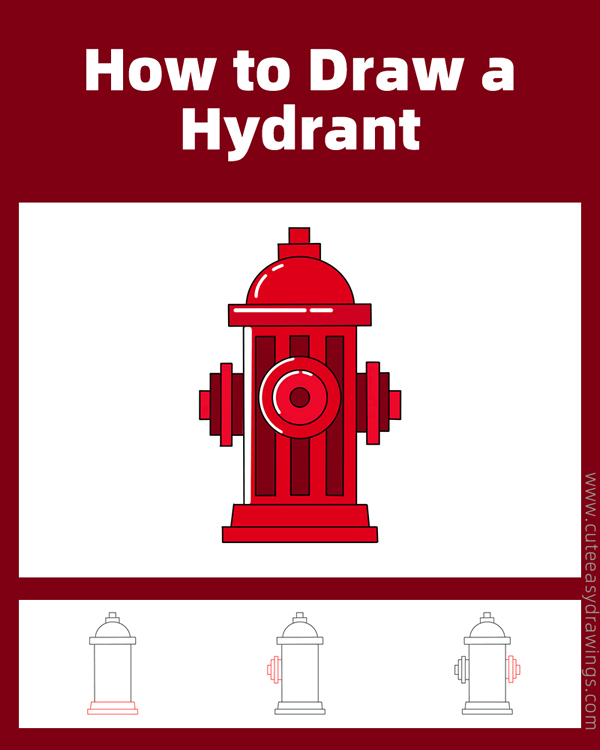 how to draw a hydrant - www.cuteeasydrawings.com