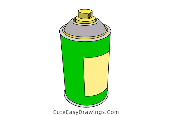 how to draw a spray can - www.cuteeasydrawings.com