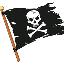 How to Draw a Pirate Flag Step by Step