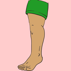 How to Draw a Leg Step by Step