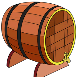 How to Draw a Beer Keg Step by Step