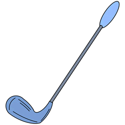 How to Draw a Golf Club Step by Step