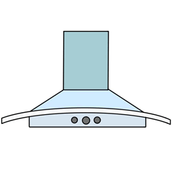 How to Draw a Range Hood Step by Step