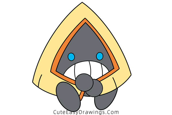 how to draw snorunt from pokemon - www.cuteeasydrawings.com