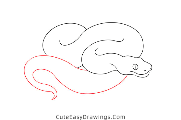 how to draw a python - www.cuteeasydrawings.com