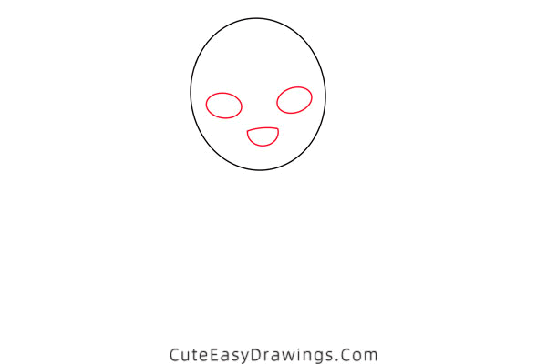 how to draw no-face from spirited away - www.cuteeasydrawings.com