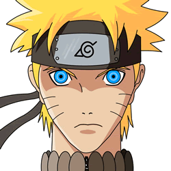 How to Draw Naruto Uzumaki Face Step by Step