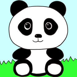 How to Draw a Giant Panda Step by Step