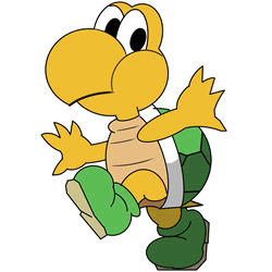 How to Draw Koopa Troopa from Mario Step by Step