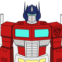 How to Draw Optimus Prime from Transformers Step by Step
