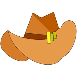 How to Draw a Cowboy Hat Step by Step