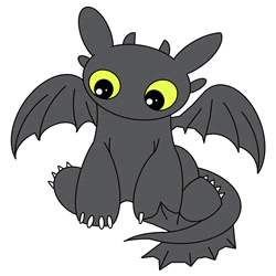 How to Draw Toothless Step by Step