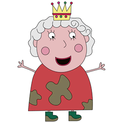 How to Draw the Queen from Peppa Pig Step by Step