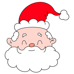 How to Draw Santa Claus Face Step by Step