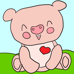 How to Draw a Piglet Step by Step