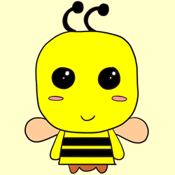 How to Draw a Cute Bee Step by Step