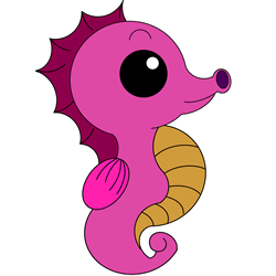 How to Draw a Seahorse Step by Step