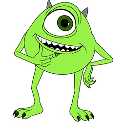 How to Draw Mike Wazowski Step by Step