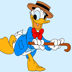 How to Draw Donald Duck Step by Step