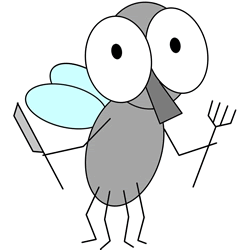 How to Draw a Fly Easy Step by Step